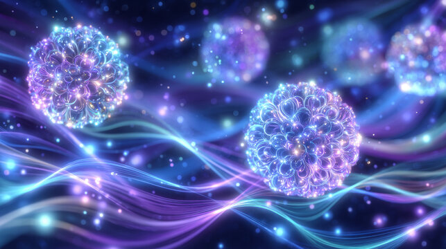 Abstract Cosmic Particles in Energy Flow Field