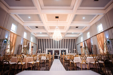 event reception venue setting entrance