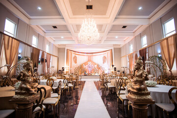 event reception venue setting