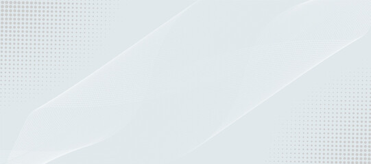 The background features smooth, flowing lines creating a soft, modern texture.