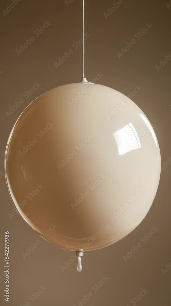 Aufkleber A simple light hangs from the ceiling in a standard room setting