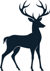 deer silhouette vector