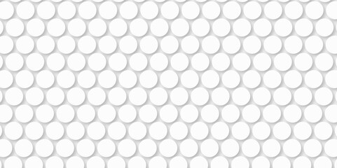 White tiles wall. round marble textures, ball tiles. Top view pavement circle block white texture with seamless patterns floor background. Air Bubble wrap texture background. Textured Background.
