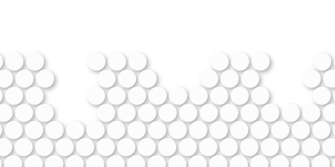 White tiles wall. round marble textures, ball tiles. Top view pavement circle block white texture with seamless patterns floor background. Air Bubble wrap texture background. Textured Background.