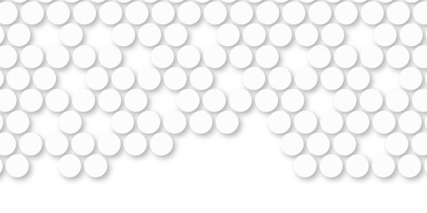 White tiles wall. round marble textures, ball tiles. Top view pavement circle block white texture with seamless patterns floor background. Air Bubble wrap texture background. Textured Background.