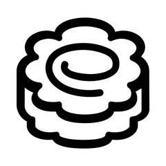 Fish Cake with Swirl Design