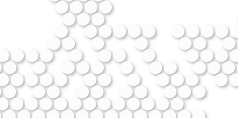 White tiles wall. round marble textures, ball tiles. Top view pavement circle block white texture with seamless patterns floor background. Air Bubble wrap texture background. Textured Background.