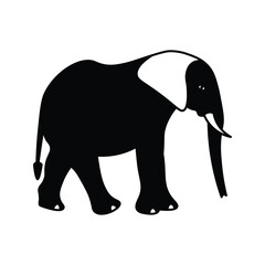 Elephant icon illustration in line style. Perfect for website mobile app presentation. Suitable for any user interface and user experience.
