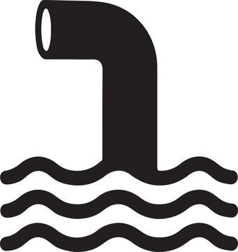 Silhouette vector of submarine periscopes in various styles, ideal for nautical, military, and underwater themes.