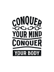 Fitness Motivational Typography Vector Set – Gym Quote Designs for T-Shirts and Posters