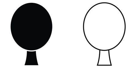 Black and white minimalistic icon representing human faces and forms
