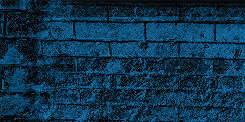 Detailed surface of an old retaining wall, revealing marks of age and a pervasive, atmospheric blue hue.
