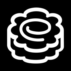 Fish Cake with Swirl Design