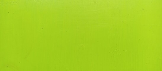 Uniform Lime Green Painted Surface with Fine Details