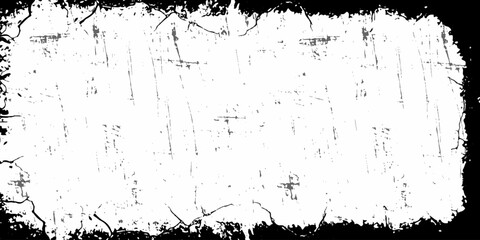 Vector grunge frame.Black and white distress background Dust Overlay Distress Grainy Grungy Framing Effect