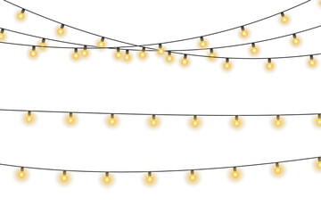 Christmas bulbs twinkle with gentle shine. Wreath light chain wraps celebration invite. Neon...