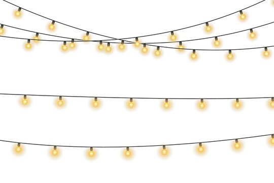 Christmas bulbs twinkle with gentle shine. Wreath light chain wraps celebration invite. Neon sparkle shapes warm visual mood. Transparent light arc highlights festive promo.