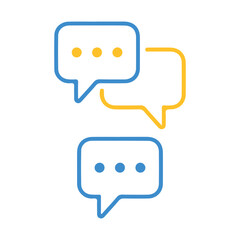 color speech bubble icon