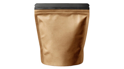 A stand up pouch mockup with a kraft paper texture ideal for branding and packaging design projects...