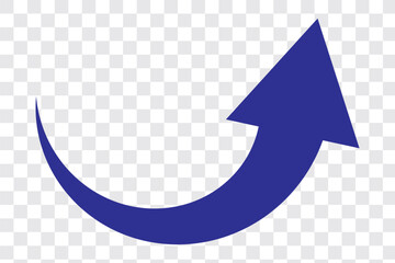 Blue arrow icon. Blue long curved arrow on white background. Long arrow. Curved arrow. Set long blue curve arrow icon vector . blue curve arrow icon set. long arrow icon set. curve arrow vector