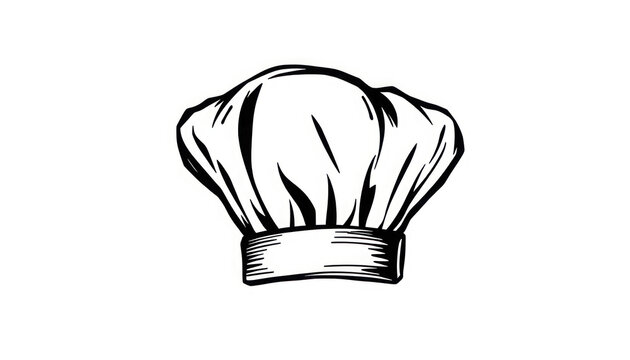 Chef Hat Culinary, Cooking, Kitchen, Restaurant Illustration