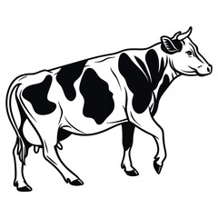 dairy-cow-black-and-white-clipart---livestock-silh.eps