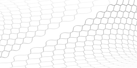 Mesh texture for fishing nets. Seamless pattern for sportswear or soccer goal, volleyball net, basketball hoop, hockey, athletics. Abstract net background for sports. eps10