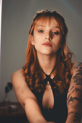 portrait of a young woman