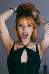 portrait of a young woman