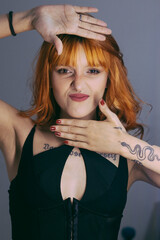 portrait of a young woman