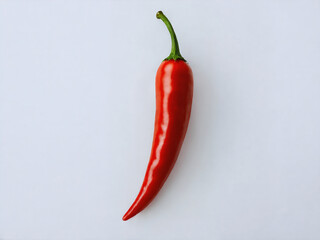 Fresh red chili pepper ready for culinary use