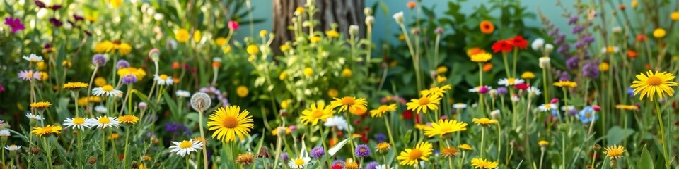 background with flowers