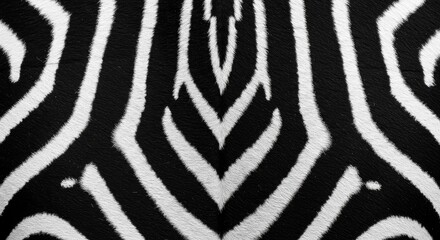 Zebra skin pattern close-up