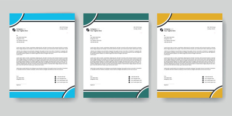 Elegant Letterhead Design Template – Minimal Corporate Stationery


