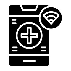 Fototapeta premium Medical App Icon