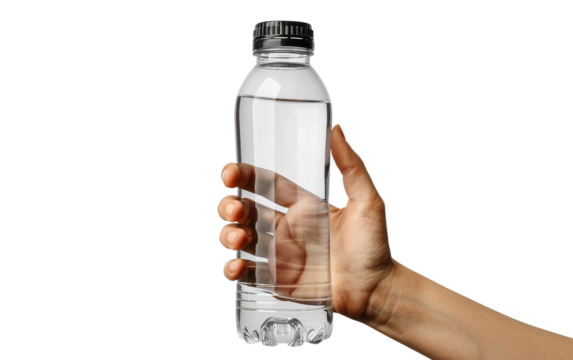 Conscious Hydration Captured in a Hand Holding a Refillable Water Bottle