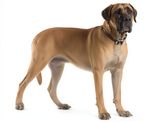 mixed breed dog isolated