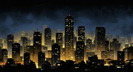 Fototapeta premium City at Night