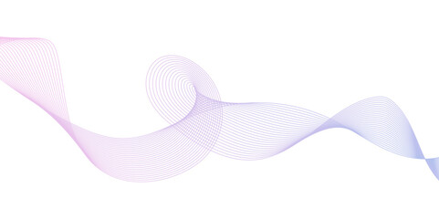 Fototapeta premium Abstract white background with multicolor wave, 3d render holographic iridescent neon curved wave in motion background, colored spiral on a white background, gradient design element for banners.