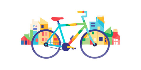 Fototapeta premium bicycle vector