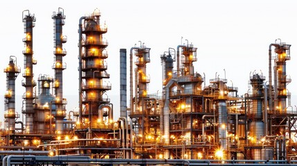 Industrial complex night