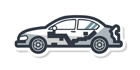 Fototapeta premium colorful car vector