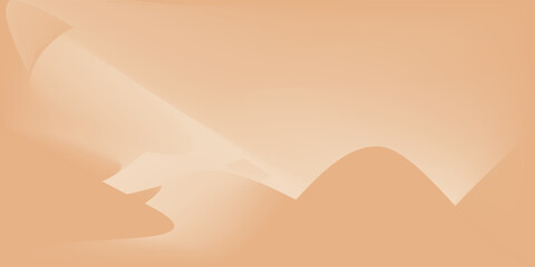 Abstract Circular Platform on White Floor with Orange Background for Luxury Product Display simple modern art design