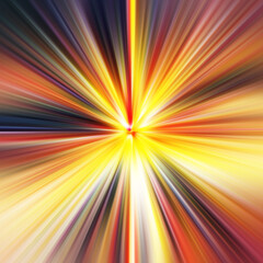 Fototapeta premium Colorful zoom motion effect. Abstract background. Color lines. Colored texture backdrop and banner. Multi color gradient pattern and textured wallpaper.