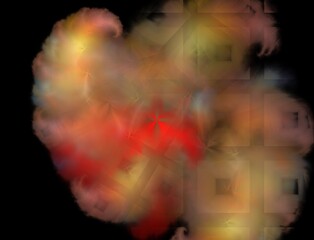 Imaginatory fractal abstract background Image