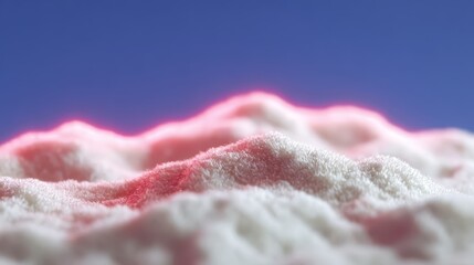 Soft Cloudy Texture with Gentle Light at Dawn Over Blue Sky