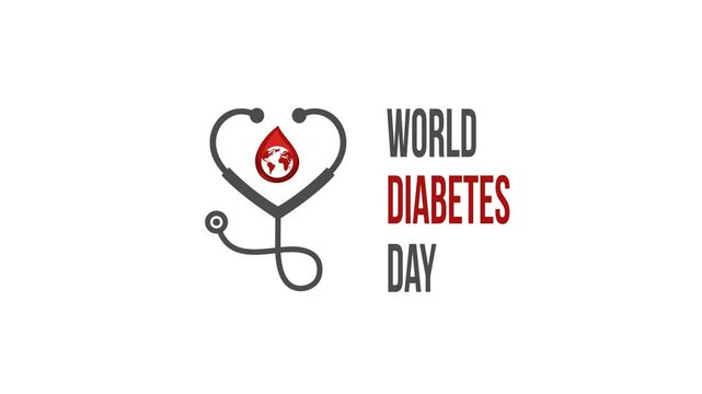 world diabetes day video animation concept