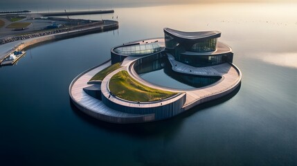 Wide Aerial Perspective The Iconic