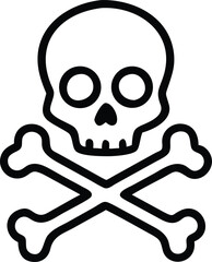 skull and bones icon