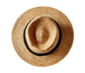 Stylish straw hat perfect for summer activities and outdoor events